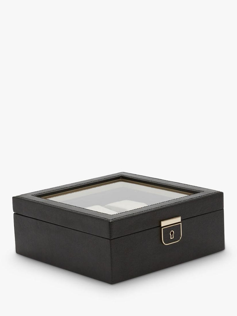 WOLF Palermo leather 6 piece watch box (British brand)