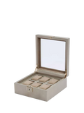 WOLF Palermo 6 piece leather watch box - British product