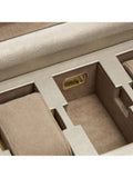 WOLF Palermo 6 piece leather watch box - British product