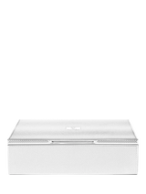 John Lewis WOLF Watch Jewellery and Legacy Box Silver- Buy online at McGrocer
