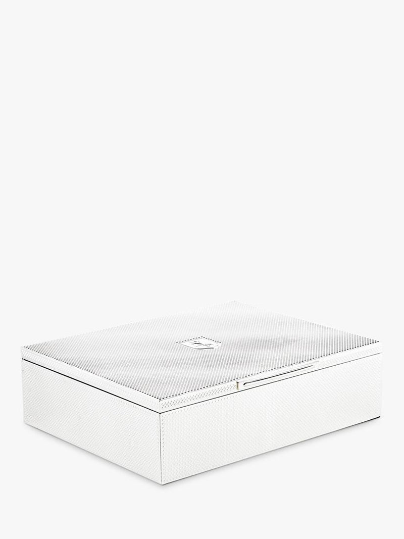 WOLF silver-plated watch and jewellery box, UK version