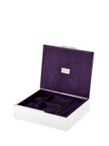 WOLF silver-plated watch and jewellery box, UK version