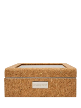 John Lewis WOLF Analog Shift 1976 Collection Cork 8 Piece Watch Box Natural- Buy online at McGrocer