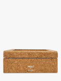 WOLF cork watch box 8 compartments natural cork (British brand)