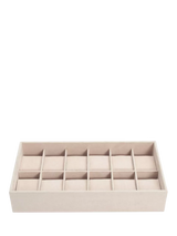John Lewis WOLF Vault 12 Piece Watch Tray Insert, Beige- Buy online at McGrocer