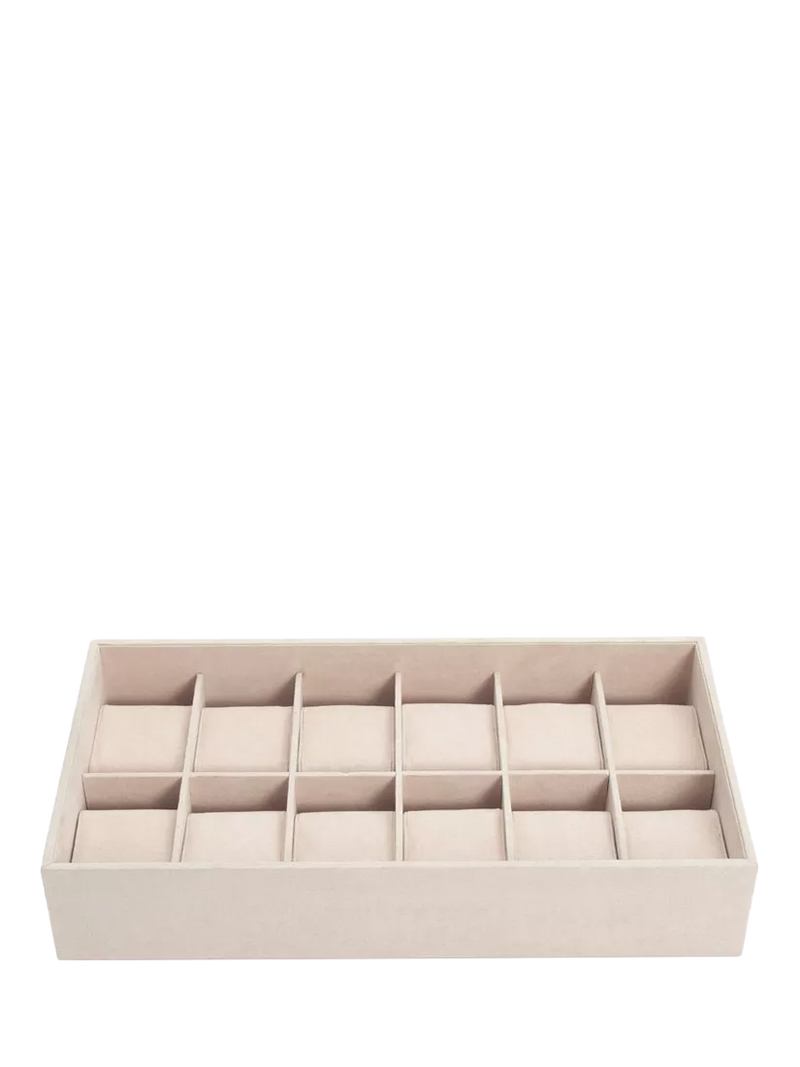 WOLF watch tray insert beige 12 piece (British brand)