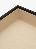 WOLF Vault jewellery tray vegan leather 2 inch deep, UK version
