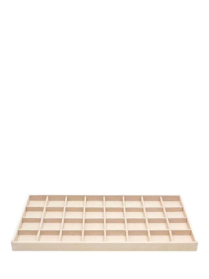 WOLF Vault earring tray insert beige, imported from the UK