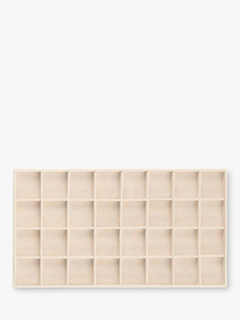 WOLF Vault earring tray insert beige, imported from the UK