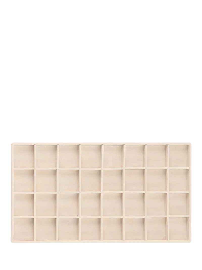 WOLF Vault earring tray insert beige, imported from the UK