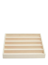 John Lewis WOLF Vault Necklace Half Tray Insert Beige Jewellery Organiser- Buy online at McGrocer