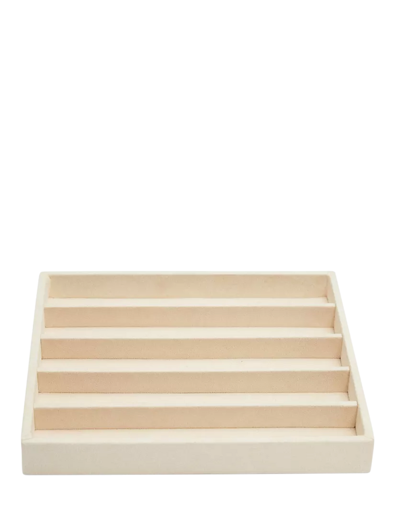 WOLF vault necklace half tray insert beige, imported from the UK