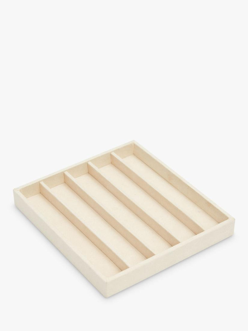 WOLF vault necklace half tray insert beige, imported from the UK