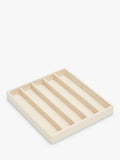 WOLF vault necklace half tray insert beige, imported from the UK