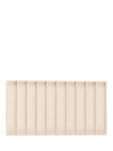John Lewis WOLF Vault Necklace Tray Insert Beige Jewellery Organiser- Buy online at McGrocer