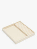WOLF beige vault insert with ring rolls and compartment - British product
