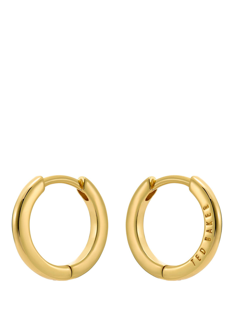 Ted Baker Crisele gold hoop earrings 14mm, imported from the UK