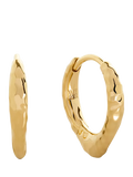 Monica Vinader gold vermeil tapered huggie earrings, UK version