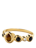 Monica Vinader multi gemstone cluster ring, UK version
