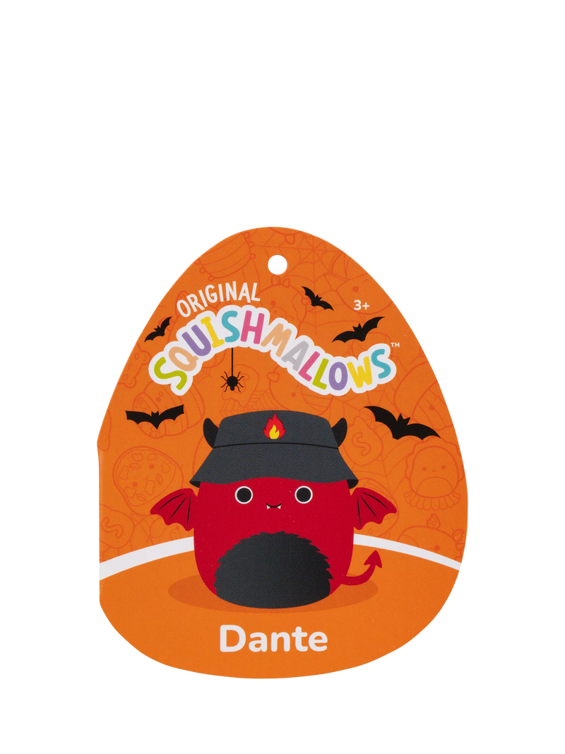 Squishmallows Dante red devil plush toy 7.5 inches (British brand)