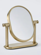 John Lewis John Lewis Heritage Pedestal Swivel Mirror, Brass- Buy online at McGrocer