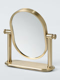 John Lewis Heritage Pedestal Swivel Mirror brass effect freestanding - British product