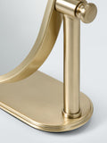 John Lewis Heritage Pedestal Swivel Mirror brass effect freestanding - British product