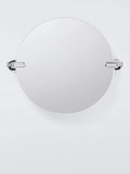 John Lewis Legacy bathroom mirror white chrome round (British brand)