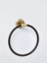 John Lewis John Lewis Elegance Towel Ring, Black- Buy online at McGrocer