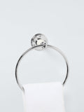 John Lewis Legacy Towel Ring White Chrome, UK version