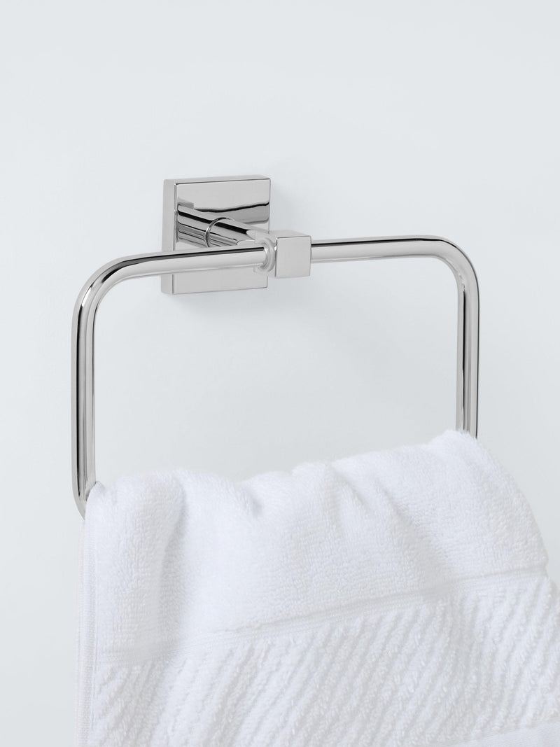 John Lewis Prism towel ring chrome, UK version