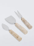 John Lewis marble handle cheese knives set of 3 - UK version