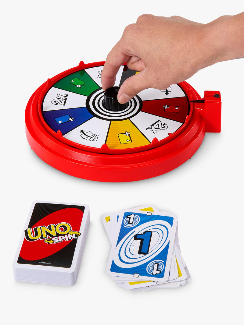 Mattel UNO Spin card game - British product