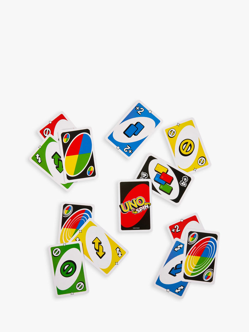 Mattel UNO Spin card game - British product