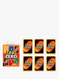 Mattel UNO Zero card game for 2 to 8 players, UK version