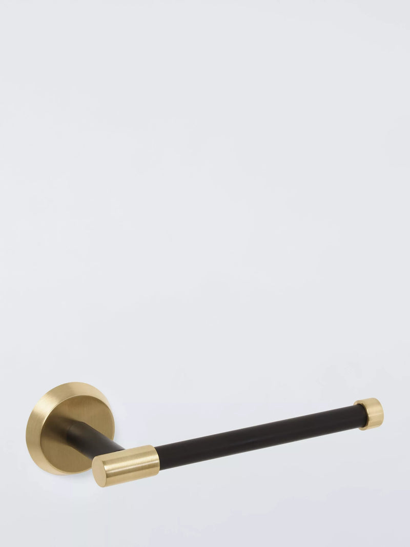 John Lewis Elegance toilet roll holder black - British product