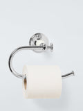 John Lewis Legacy Swing Toilet Roll Holder in white and chrome, UK version