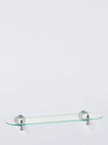 John Lewis Legacy glass bathroom shelf with chrome effect, UK version
