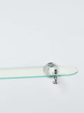 John Lewis Legacy glass bathroom shelf with chrome effect, UK version