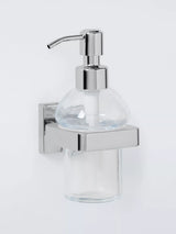 John Lewis John Lewis Prism Soap Dispenser, Glass/Chrome- Buy online at McGrocer