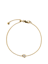 John Lewis Monica Vinader Lab Grown Diamond Chain Bracelet, Gold, 18cm- Buy online at McGrocer