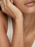 Monica Vinader gold chain bracelet adjustable 15-19cm, UK version