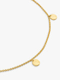 Monica Vinader gold chain bracelet adjustable 15-19cm, UK version