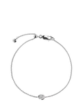 Monica Vinader Pear Chain Bracelet silver with lab-grown diamonds - British product