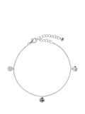 Monica Vinader adjustable chain bracelet in sterling silver - British product