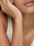 Monica Vinader adjustable chain bracelet in sterling silver - British product