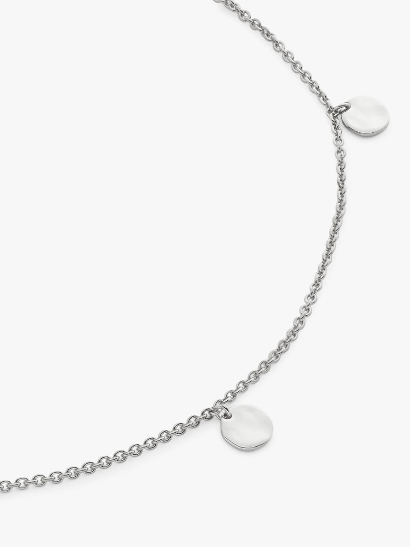Monica Vinader adjustable chain bracelet in sterling silver - British product