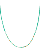 John Lewis Monica Vinader Delphi Beaded Gem Necklace Green- Buy online at McGrocer
