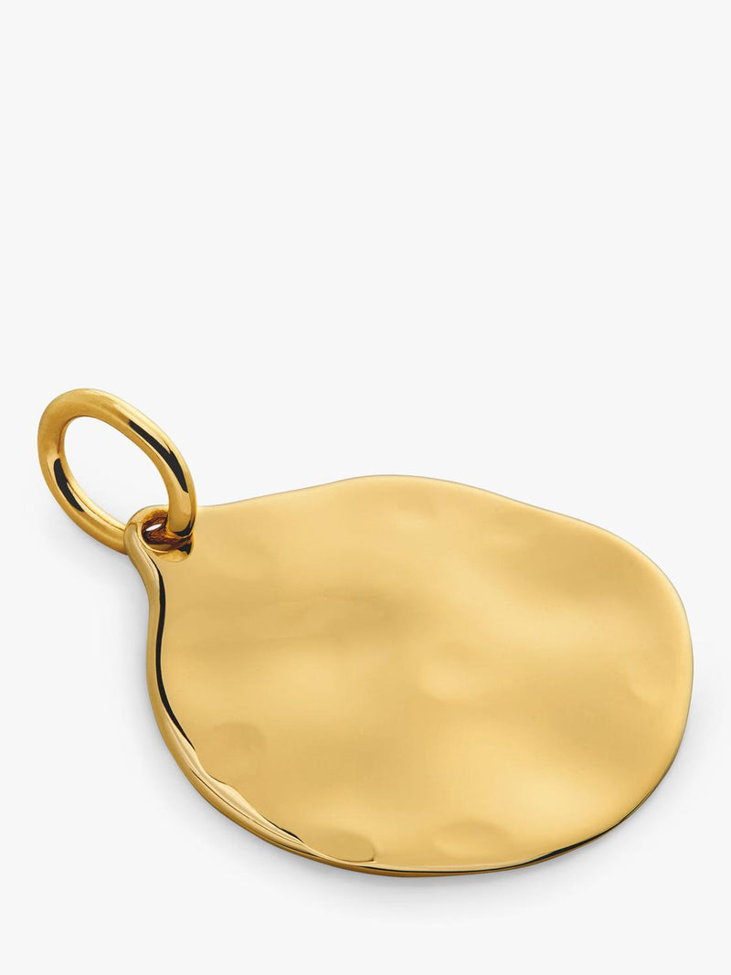 Monica Vinader gold round pendant - British product