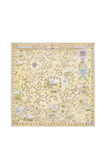 Aspinal Great British Season silk scarf multi 80x80cm - British product